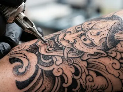 Custom art style tattoo: realism, Japanese, blackwork