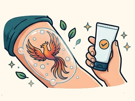 Aftercare: ointment and follow-up support